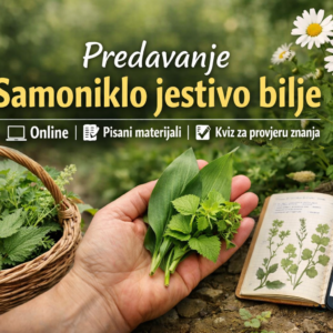 SAMONIKLO JESTIVO BILJE 1. dio