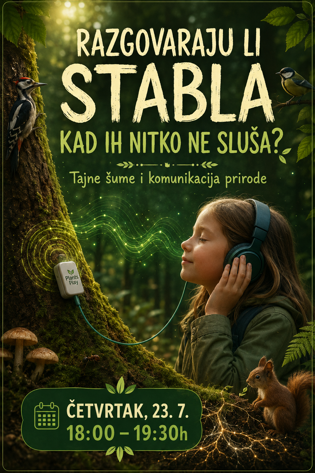 RAZGOVARAJU LI STABLA KAD IH NITKO NE SLUŠA? 🌳( 5-12g.)