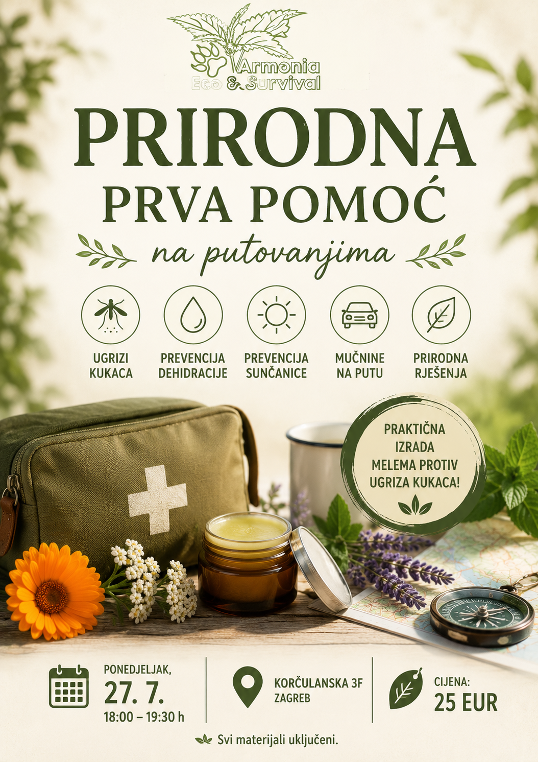 PRIRODNA PRVA POMOĆ NA PUTOVANJIMA