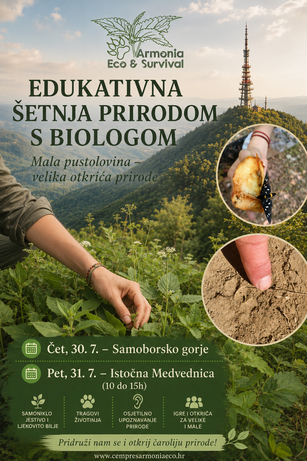 EDUKATIVNA ŠETNJA PRIRODOM S BIOLOGOM