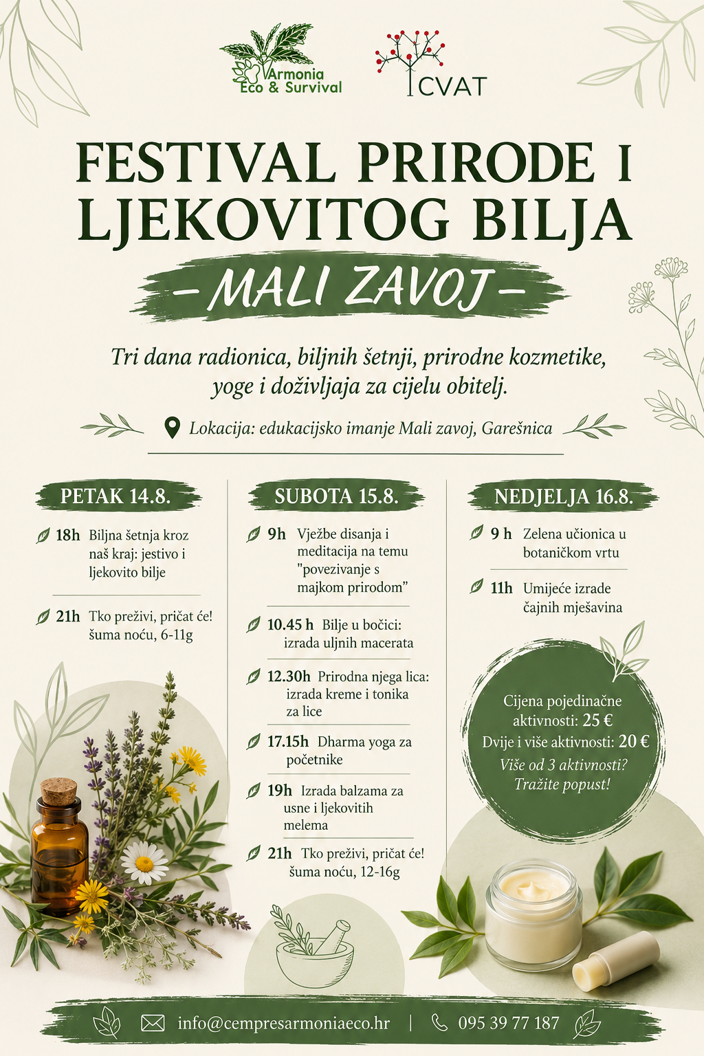 FESTIVAL PRIRODE I LJEKOVITOG BILJA – MALI ZAVOJ