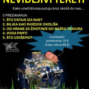 NOVO! Ciklus od 5 snimljenih predavanja NEVIDLJIVI TERETI Kako onečišćenja putuju kroz okoliš do nas...